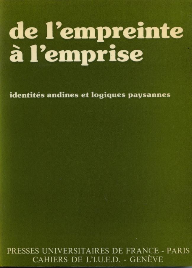 de l'empreinte a l'emprise
